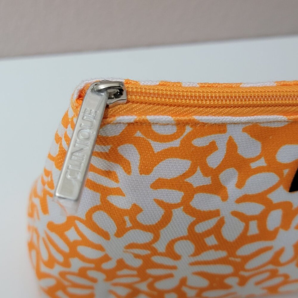 Marimekko for Clinique Orange Floral Cosmetic Bag - Picture 3 of 8